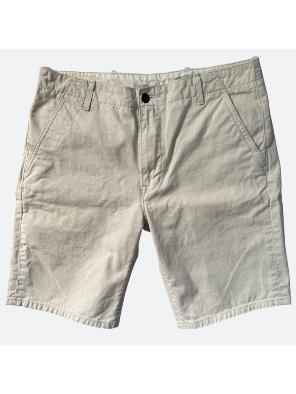 Levis White Tab Cotton-Twill Chino Shorts Chalk White Men's Size 33 Golf Casual